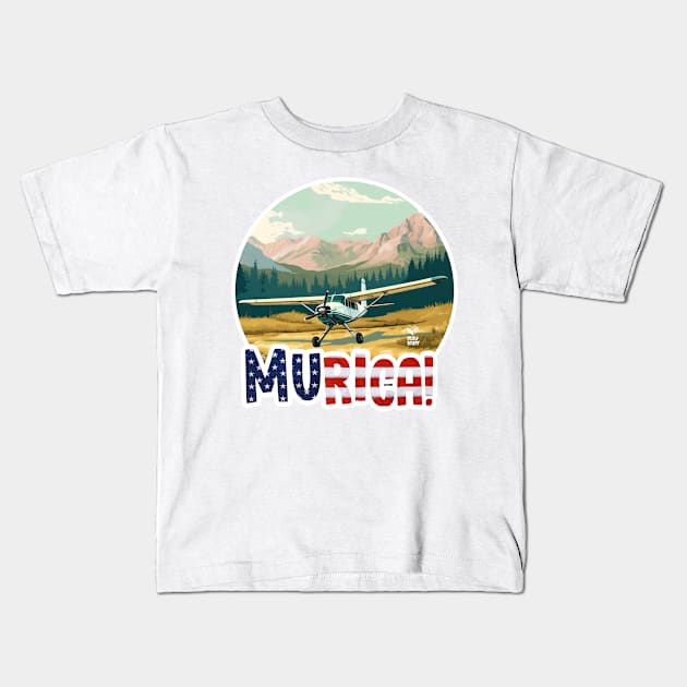 MURICA - Pilot Life iii Kids T-Shirt by mutu.stuff